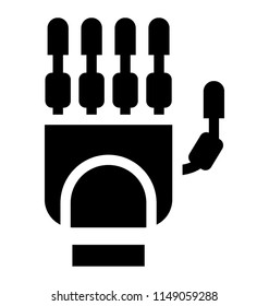 
Cybernetic limb with artificial intelligence working in virtual world
