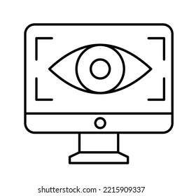 Cybernetics Outline Vector Icon which can easily modify or edit

