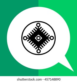 Cybernetics simple icon