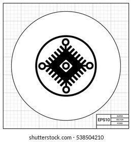 Cybernetics simple icon