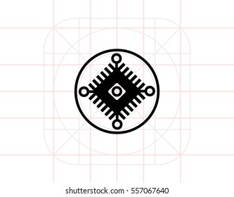 Cybernetics simple icon