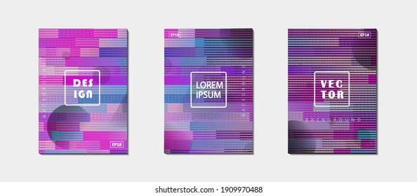 Cyberpunk Book Abstract Background.Trendy cyberpunk holographic fluid colorful waves backdrop.Iridescent pastel liquid texture for creative cover.Vector abstract Neon Dreams cover background.line book