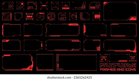 Ciberpunk Frames e íconos