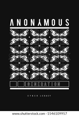 Cyberpunk futuristic poster. Tech Abstract poster template with HUD elements. Modern flyer for web and print. hacking, cyber culture, programming and virtual environments.