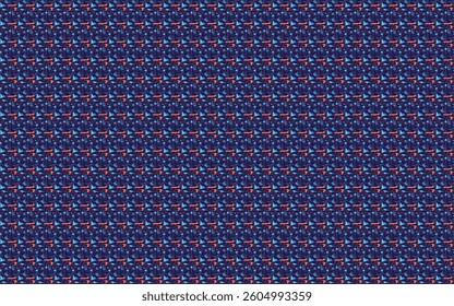 Cyberpunk glitch pattern with pixel distortions