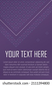 Cyberpunk holographic poster. Futuristic abstract geometric template. Synthwave neon banner. Retrofuturistic flyer. Retrowave 90s aesthetic vector illustration.