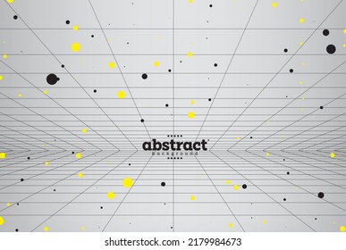 cyberpunk horizontal line grid with sphere shape data-comunication artificial intelligence theme can use for poster advertisement brochure template product presentation pakage design vector eps.