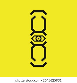Cyberpunk Minimal Logo Tattoo Tshirt design