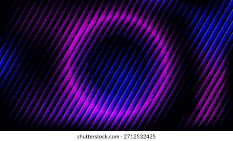 Cyberpunk Neon Speed Lines Background com Área de Foco Central.