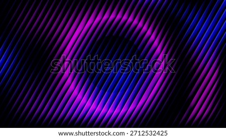 Cyberpunk Neon Speed Lines Background with Central Focus Area.