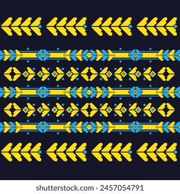 cyberpunk scifi gaming futuristic icon pattern seamless decal set collection template, 2d illustration rendering vector element, graphic for techwear fashion design