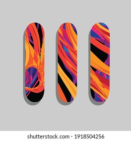 cyberpunk Skateboard Free Vector pattern