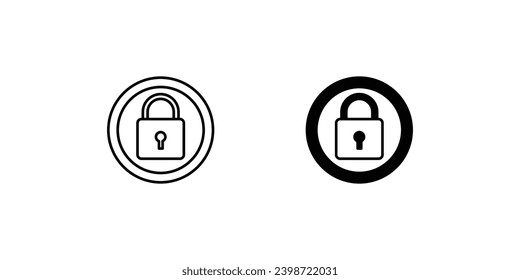 icono de ciberseguridad con ilustración de material vectorial de fondo blanco