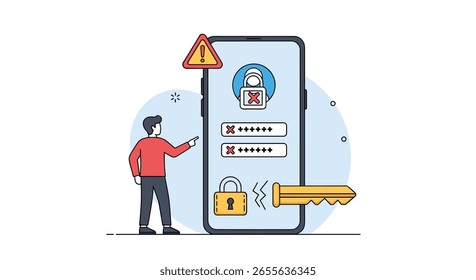 Alerta de segurança cibernética sobre acesso não autorizado potencial a contas de usuários e medidas de proteção de dados