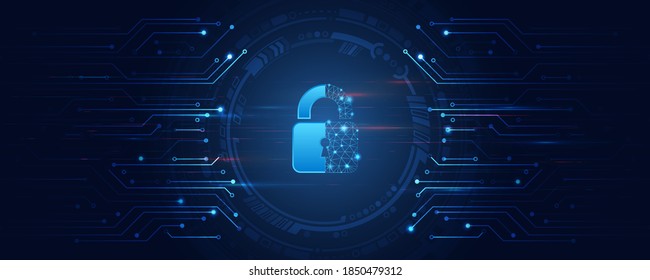 Cybersecurity for business and internet project. Vector illustration of data security services. Data protection, privacy, and internet security concept.