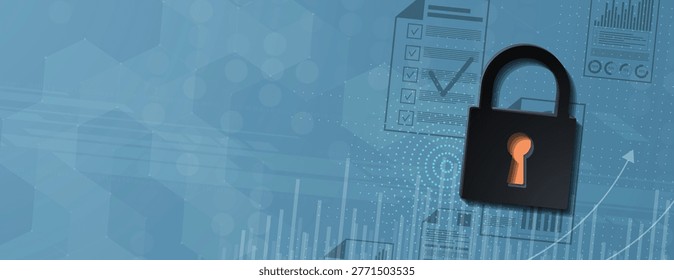 Cybersecurity data protection blocks hacker inside compromised network security
