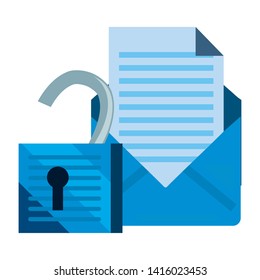 cybersecurity data protection vector ilustration