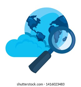 cybersecurity data protection vector ilustration