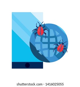 cybersecurity data protection vector ilustration