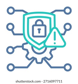Elemento de icono de ciberseguridad para diseño