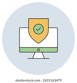 Cybersecurity icon, Fortify Your Digital Fortress Cybersecurity Essentials for Modern Threats, Guardians of Data: Mastering Cybersecurity in a Connected World, vector
