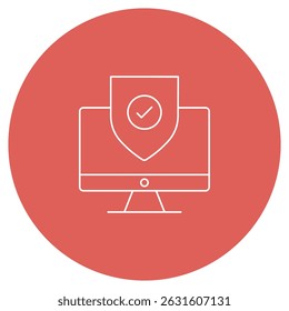 Cybersecurity icon, Fortify Your Digital Fortress Cybersecurity Essentials for Modern Threats, Guardians of Data: Mastering Cybersecurity in a Connected World, vector