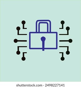 Cybersecurity icon, Lock icon who is best designed for your website needs and many other purposes.