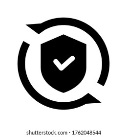 Cybersecurity Icon Or Logo Isolated Sign Symbol Vector Illustration - High Quality Black Style Vector Icons
