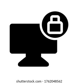 icono de ciberseguridad o logotipo símbolo de señalización aislado ilustración vectorial - iconos vectoriales de estilo negro de alta calidad
