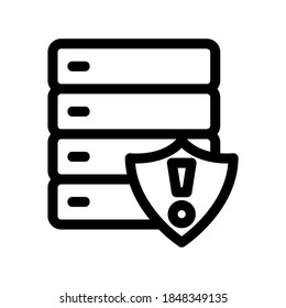 cybersecurity icon or logo isolated sign symbol vector illustration - high quality black style vector icons
