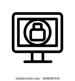 icono de ciberseguridad o logotipo símbolo de señalización aislado ilustración vectorial - iconos vectoriales de estilo negro de alta calidad
