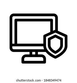 cybersecurity icon or logo isolated sign symbol vector illustration - high quality black style vector icons
