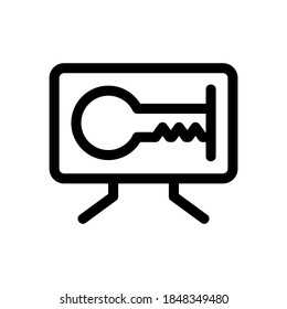 Symbol für Cybersicherheit oder Logo einzeln auf Zeichensymbolen, Vektorgrafik - hochwertige Vektorsymbole mit schwarzem Hintergrund
