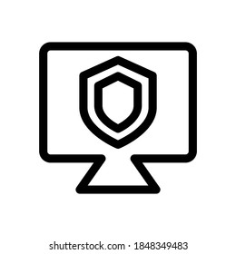 cybersecurity icon or logo isolated sign symbol vector illustration - high quality black style vector icons
