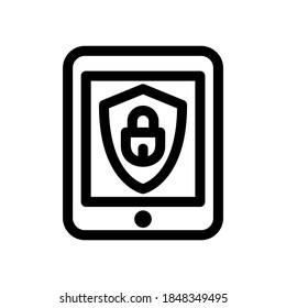 cybersecurity icon or logo isolated sign symbol vector illustration - high quality black style vector icons
