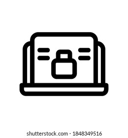 icono de ciberseguridad o logotipo símbolo de señalización aislado ilustración vectorial - iconos vectoriales de estilo negro de alta calidad
