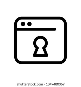 cybersecurity icon or logo isolated sign symbol vector illustration - high quality black style vector icons
