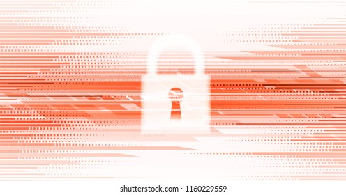 Cybersecurity and information or network protection. Future cyber technology web services for business and internet project