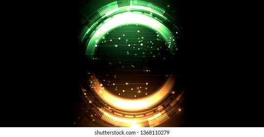 Cybersecurity and information or network protection. Future cyber technology web services for business and internet project