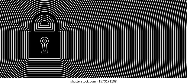 Cybersecurity and information or network protection. Future cyber technology web services for business and internet project
