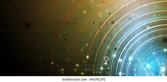 Cybersecurity and information or network protection. Future cyber technology web services for business and internet project