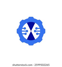 Cybersecurity Logo Design. Tech Logo Company. Cyber Logo