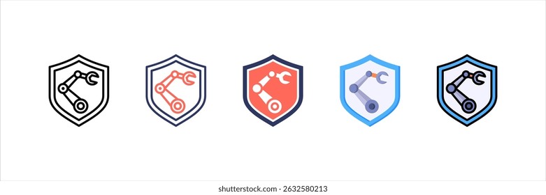 Cybersecurity Multi Style Icon Set