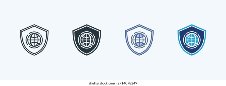 Cybersecurity Multiple Style Icon Collection