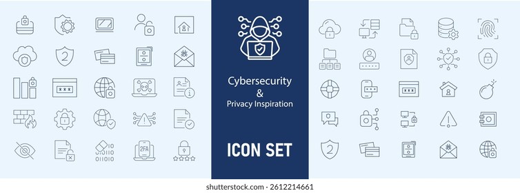 Cybersecurity and Privacy Concept: Digital Shield, Secure Data Protection, Encryption, Firewall, Privacy Protection, Technology, Online Safety, Cyber Defense