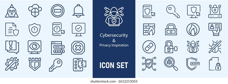 Cybersecurity and Privacy Concept: Digital Shield, Secure Data Protection, Encryption, Firewall, Privacy Protection, Technology, Online Safety, Cyber Defense