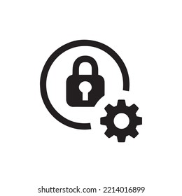 Cybersecurity And Privacy Concepts To Protect Data Lock Icon And Internet Network Security Technology Businessman icon.