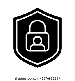 Cybersecurity And Privacy Icon Element For Design