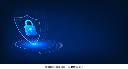 Antecedentes de protección de seguridad cibernética con escudo digital, sistema de seguridad de datos, defensa antipiratería, prevención de robo de datos, protección contra ataques de malware y virus, firewall de red seguro, detección de estafas