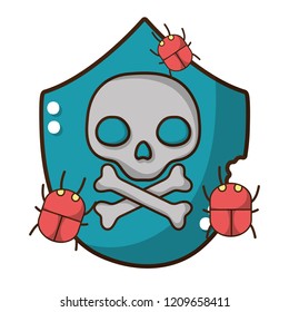cybersecurity threat cartoon